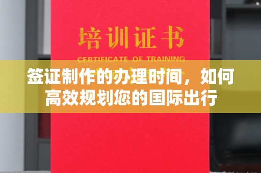 呼中签证制作的办理时间，如何高效规划您的国际出行